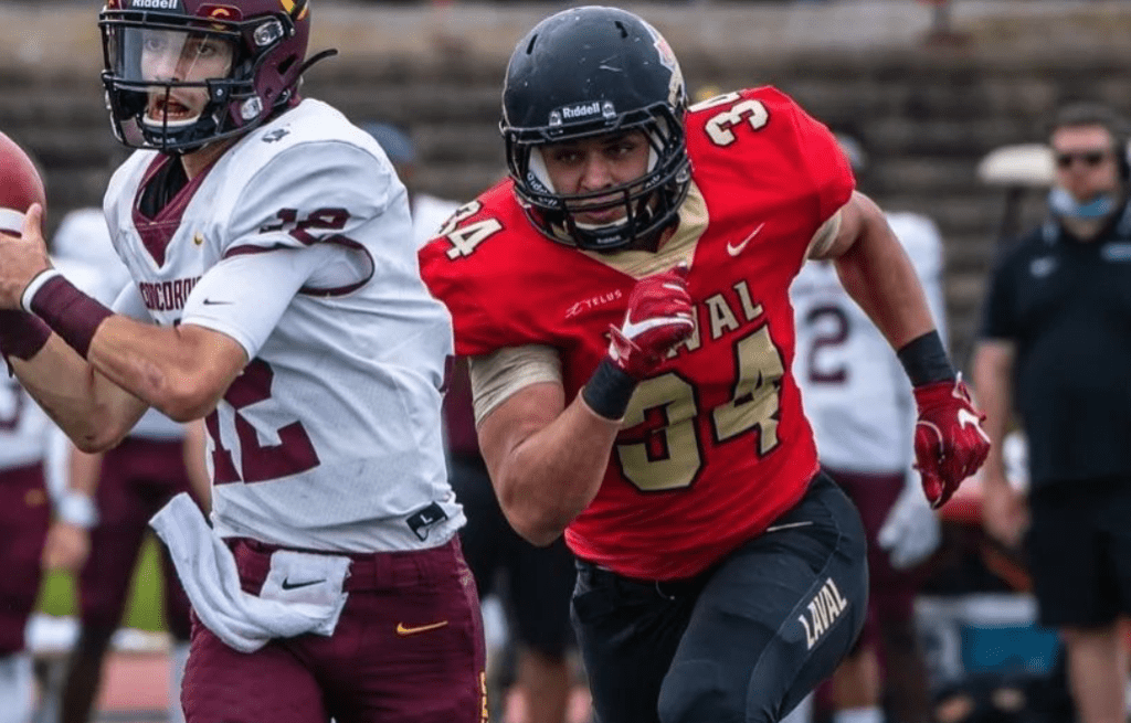 Alec Poirier the play making linebacker from the Université Laval recently sat down with NFL Draft Diamonds owner Damond Talbot.